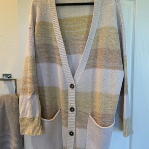 Oversized beige cardigan Free people